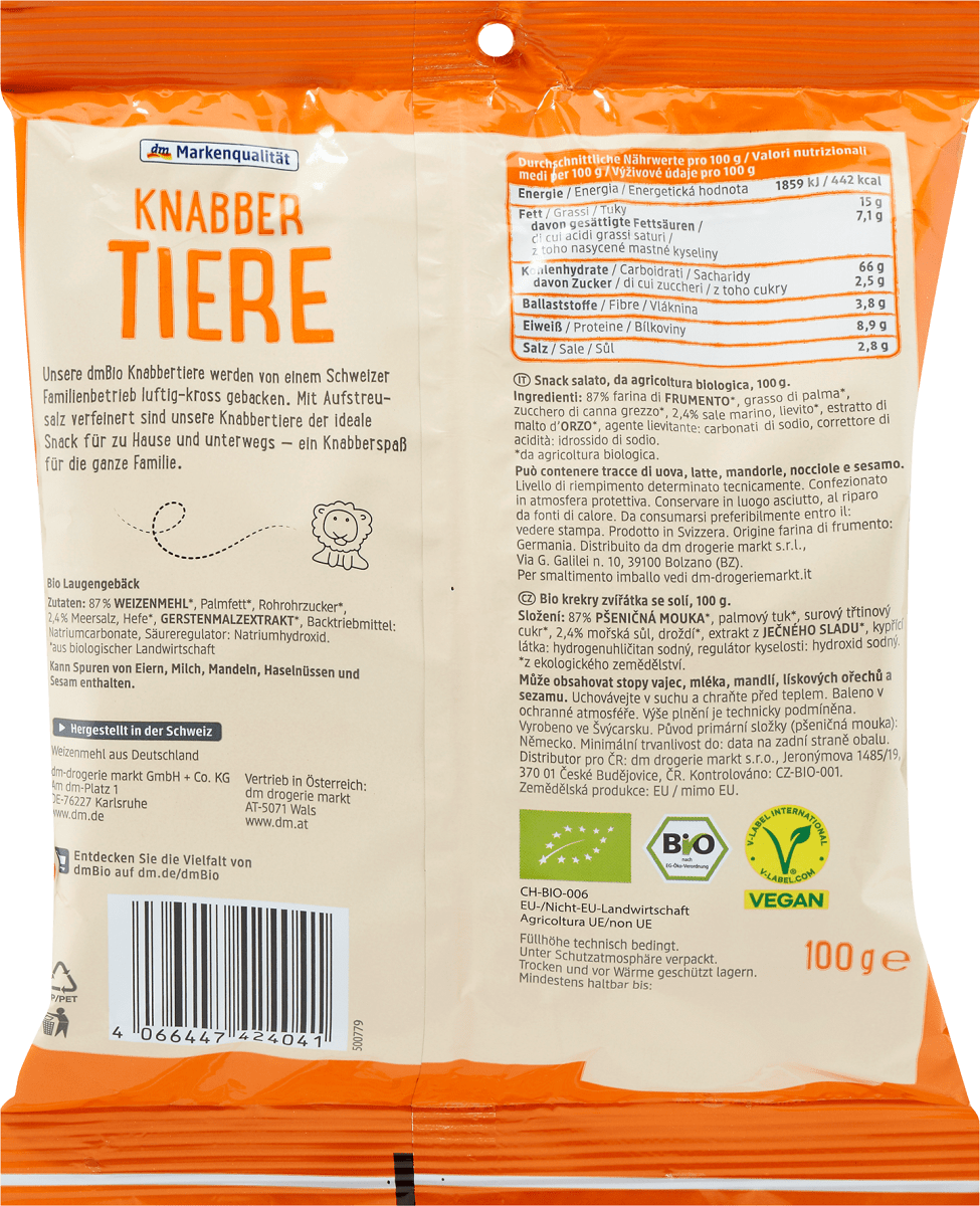 Knabbertiere, 100 g