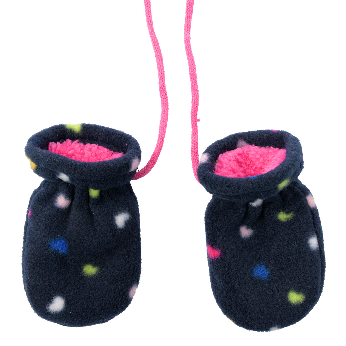 Baby Fäustlinge mit Herz-Allover