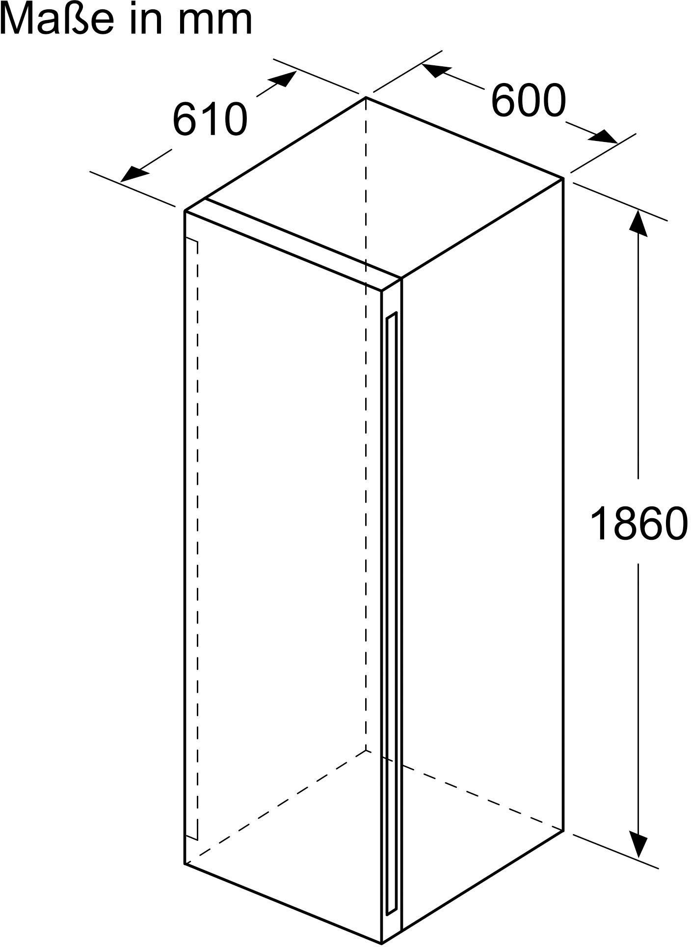 BOSCH Weinkühlschrank KWK36ABGA, für 199 Standardflaschen á 0,75l