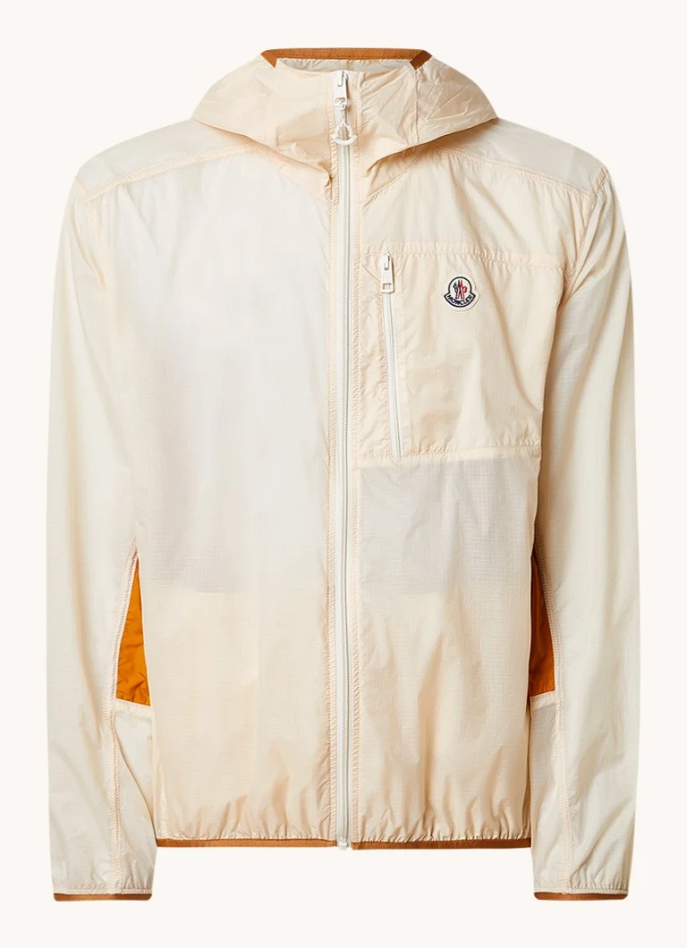 Moncler Mendes jacket with logo and zip pockets