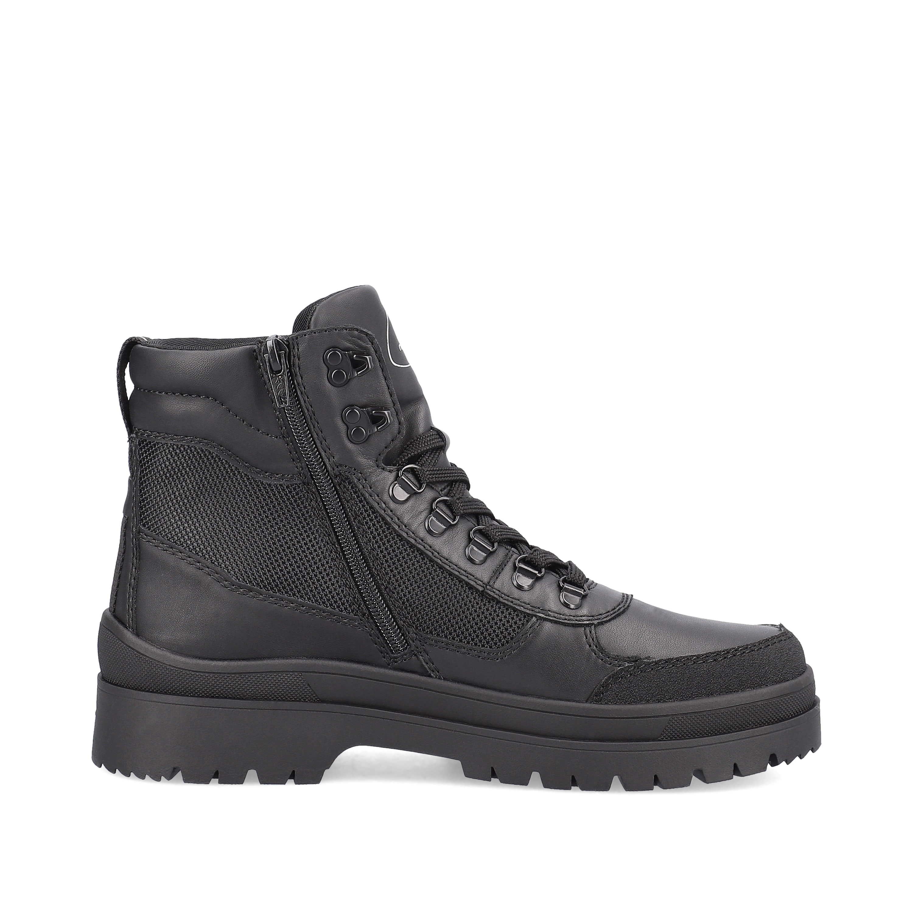 Rieker Herren Schnürstiefel noir