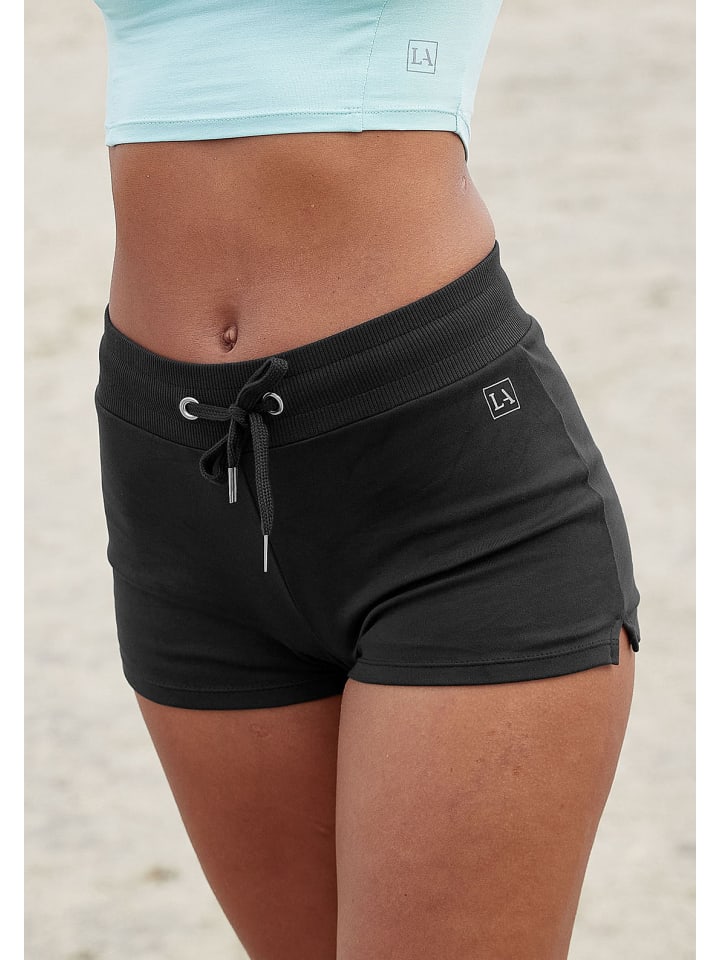 LASCANA ACTIVE Shorts in schwarz günstig kaufen
