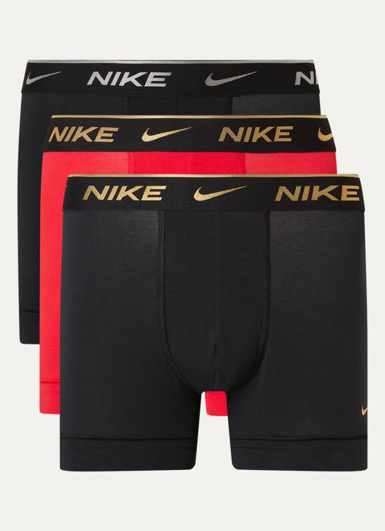 Zestaw 3 bokserek Nike z logo w pasie.