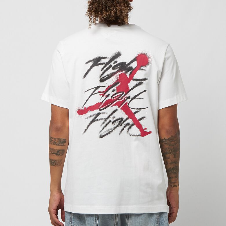 JORDAN Air Jordan Graphic T-Shirt white/black/gym red