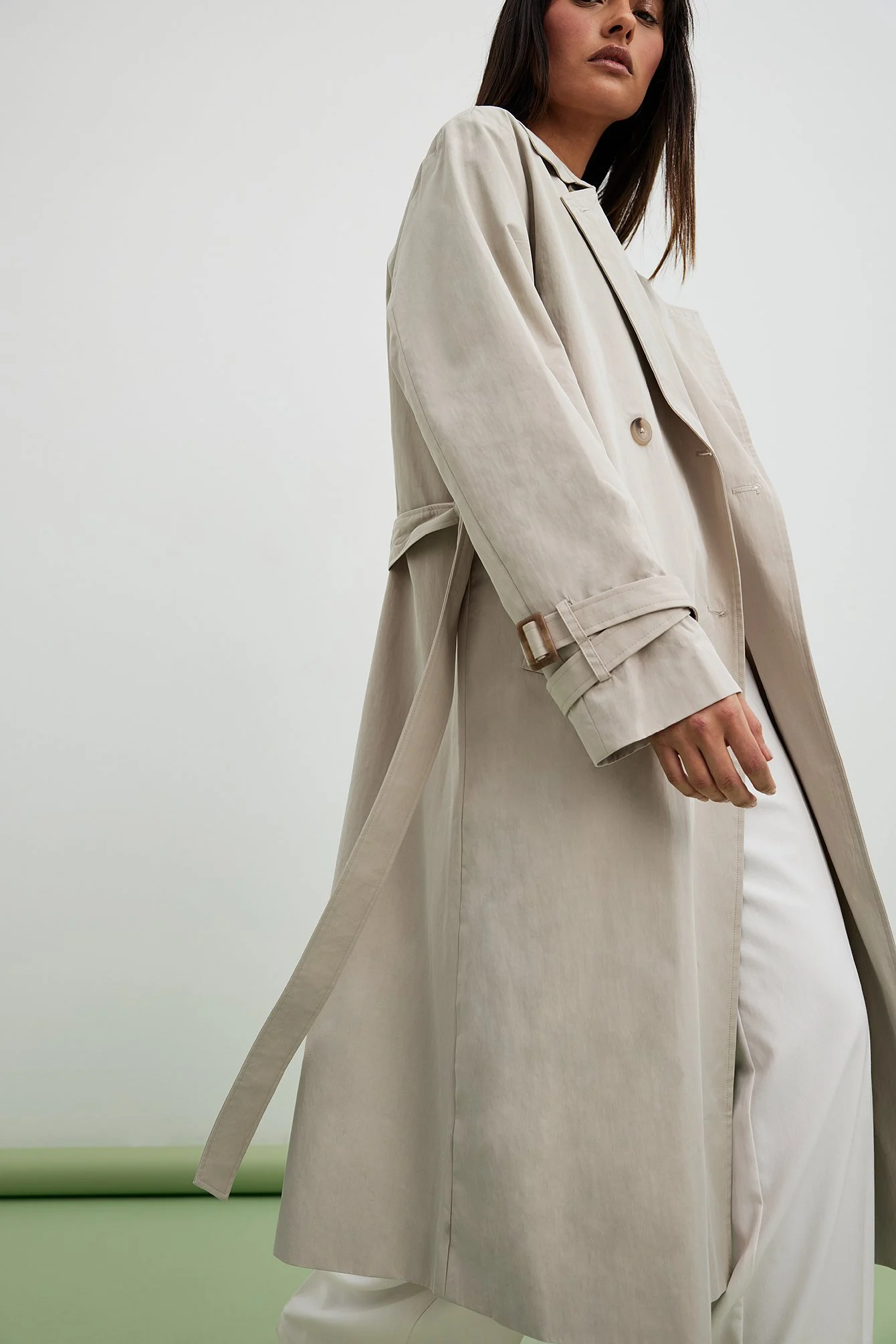 Trenchcoat mit Doppelknöpfen