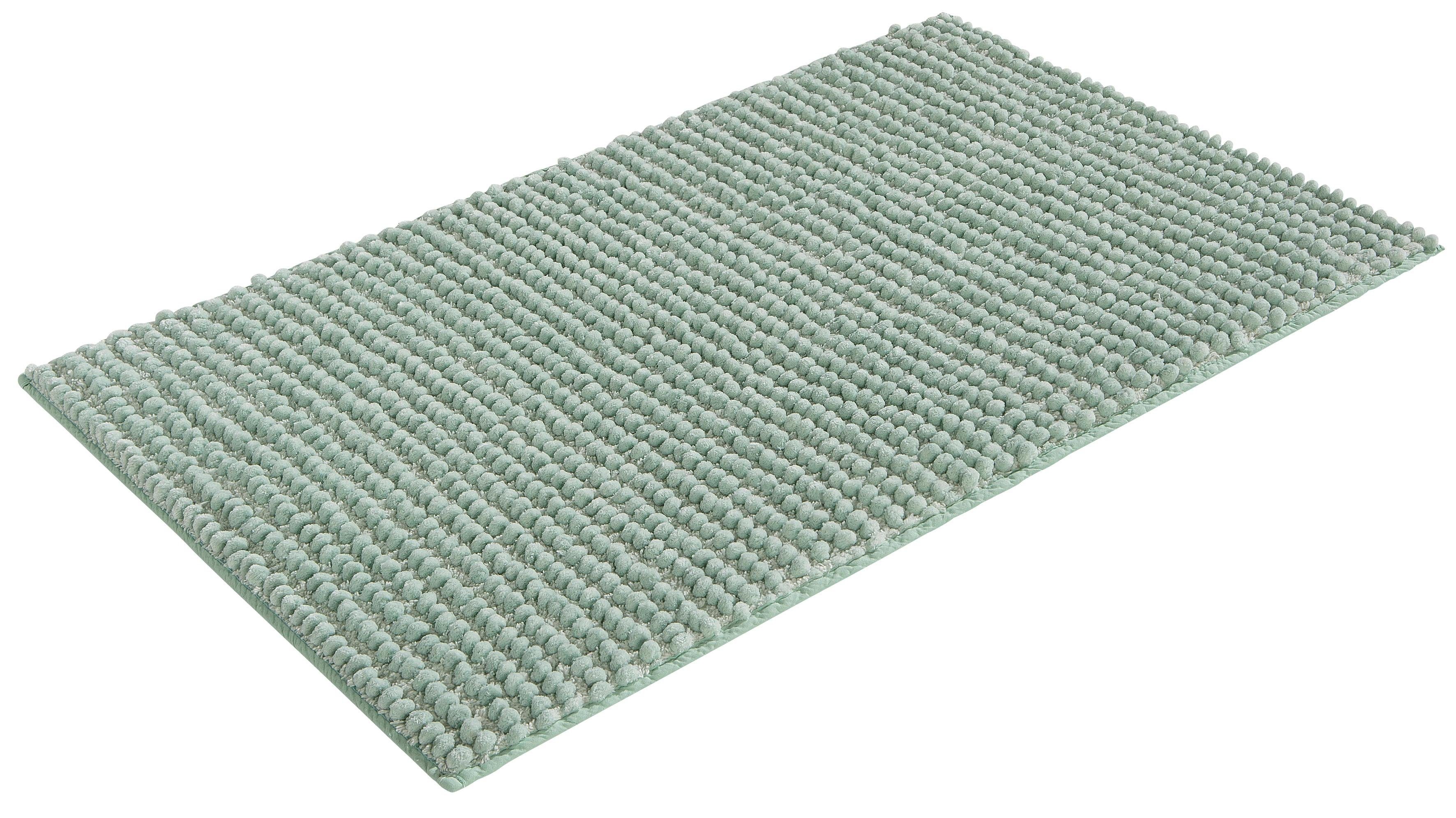 Badematte Renat andas, Höhe 15 mm, fußbodenheizungsgeeignet, schnell trocknend, strapazierfähig, Materialmix, Badteppich, Badgarnitur, Chenille-Optik, auch als 3 tlg. Set