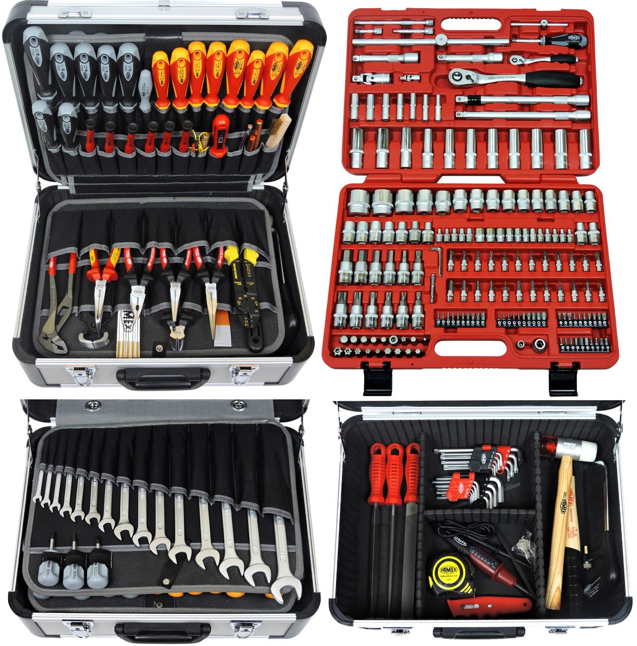 FAMEX Werkzeugkoffer Komplettset 414-09