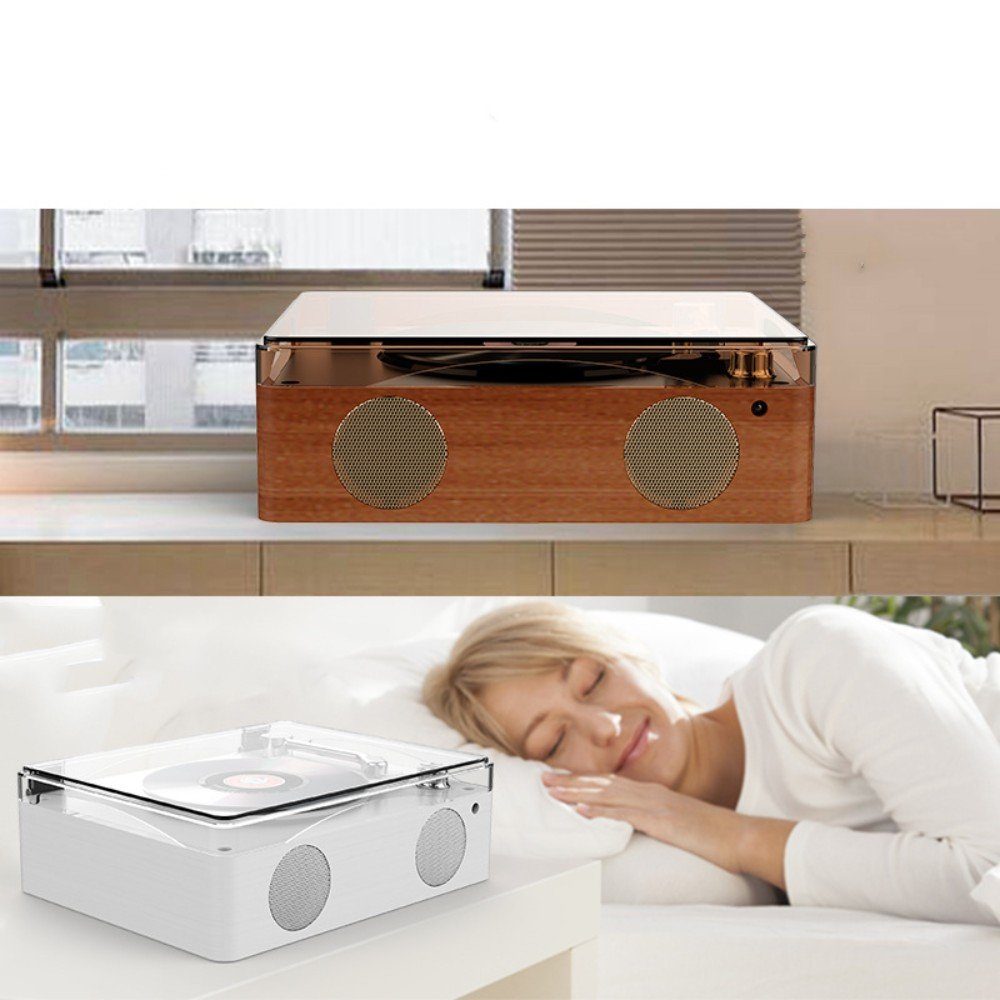 Suzakuin Stilvolle Retro CD-Musikanlage mit Bluetooth - Kompakt und Vielseitig CD-Player