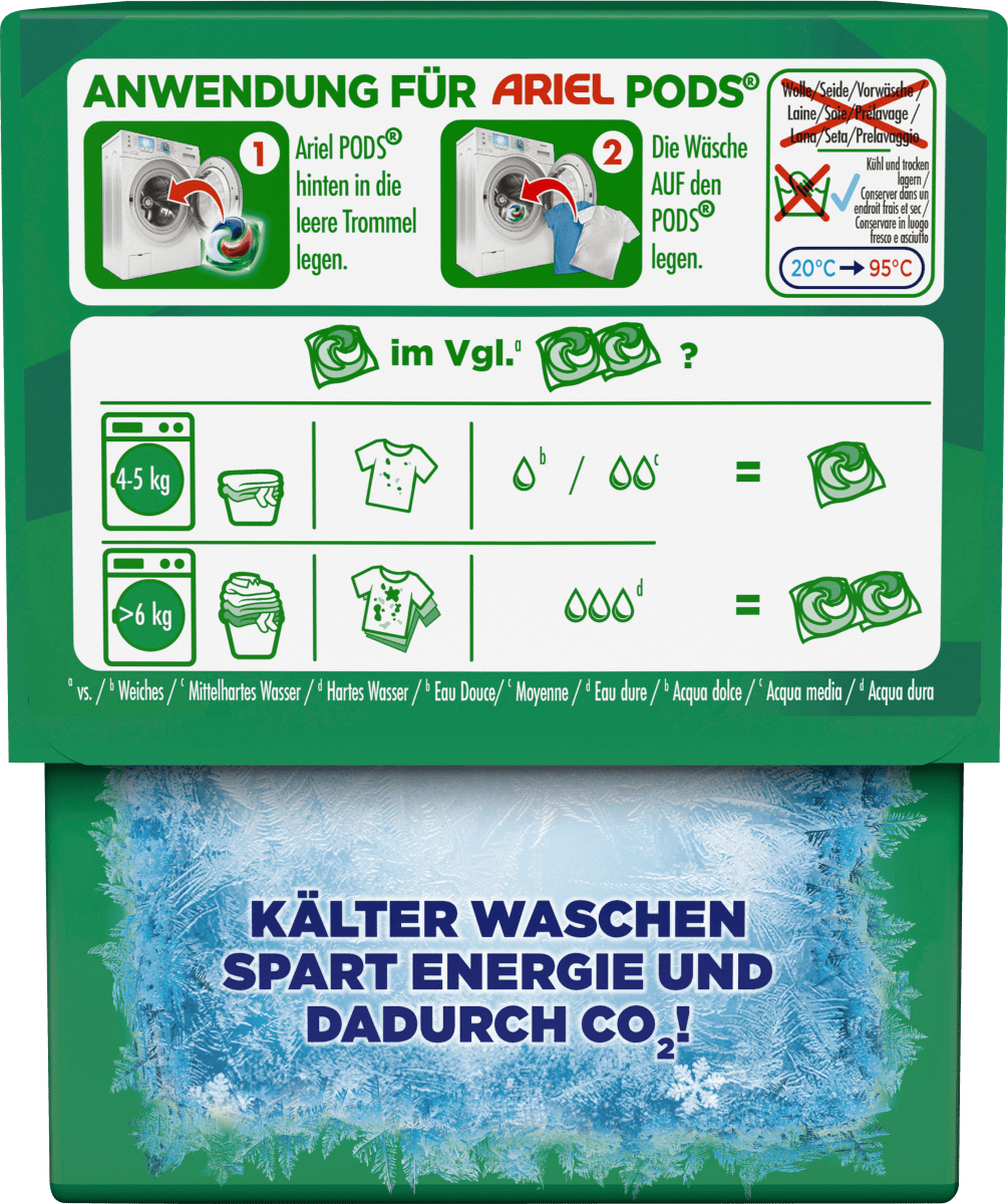 Colorwaschmittel Pods, 19 Wl