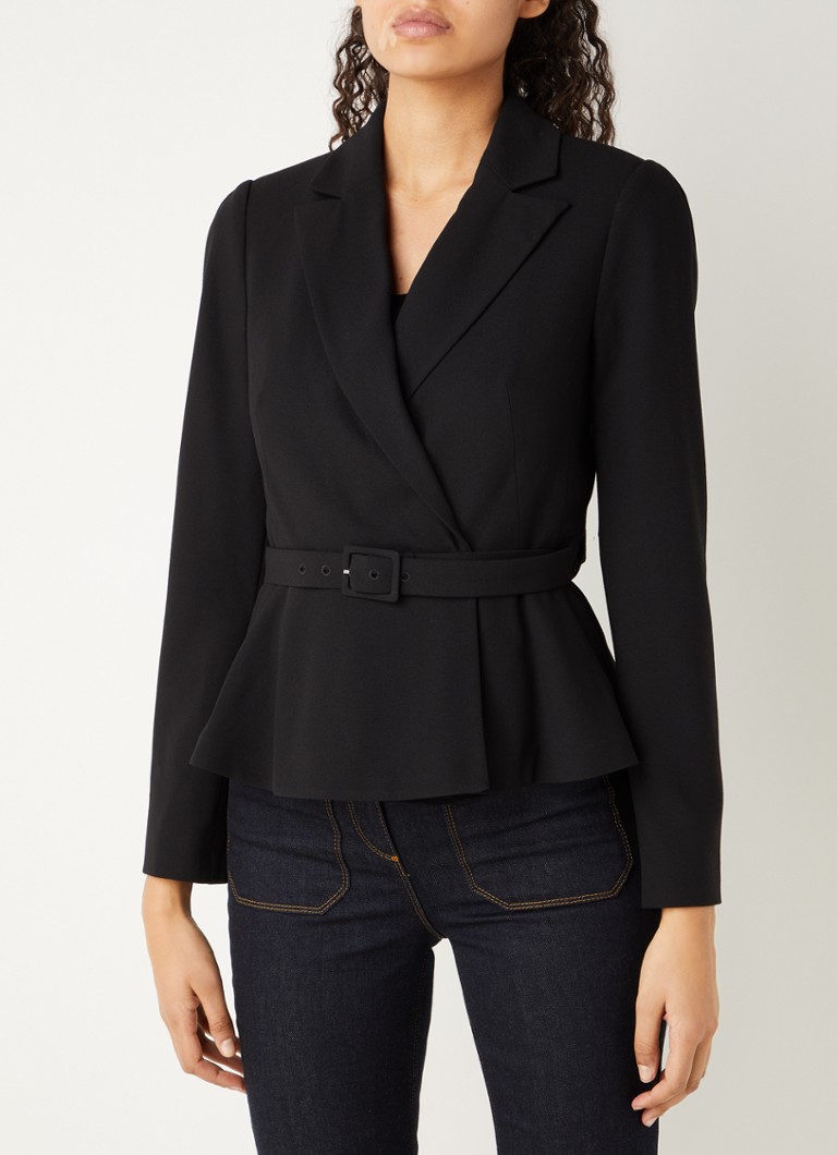 LKBennett Nina double-breasted blazer in wool blend