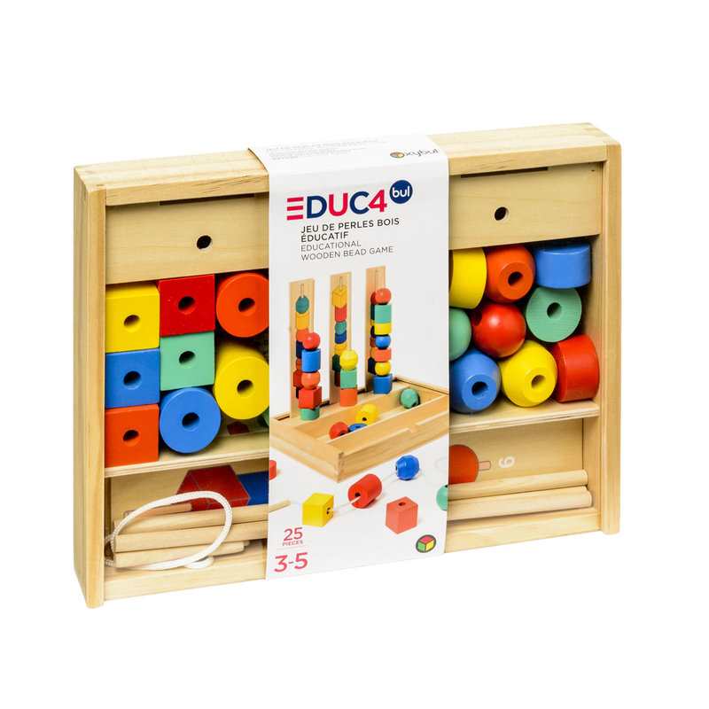 Jeux de perles en bois éducatif Oxybul