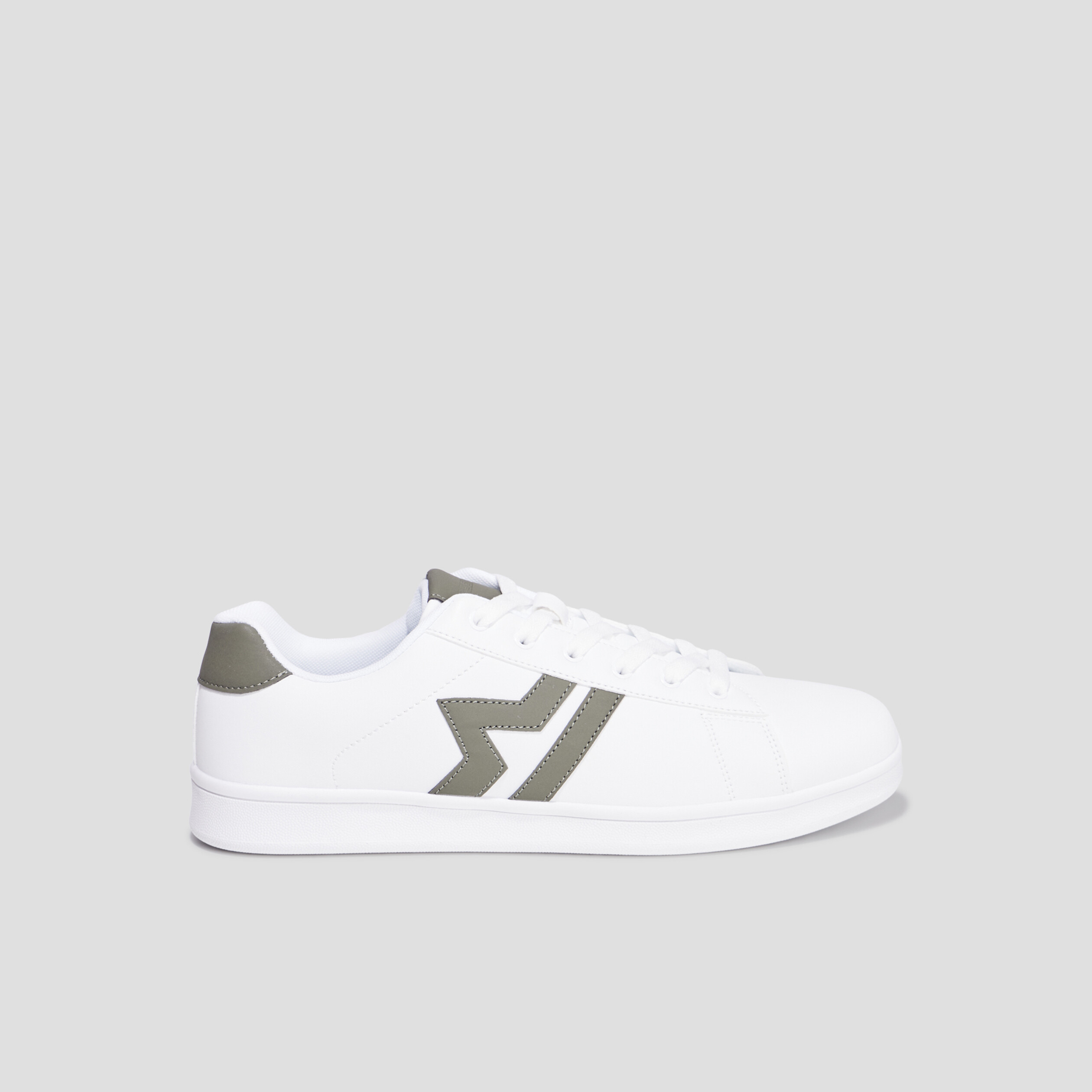 Tennis basses à lacets Creeks Thisto blanc homme | La Halle