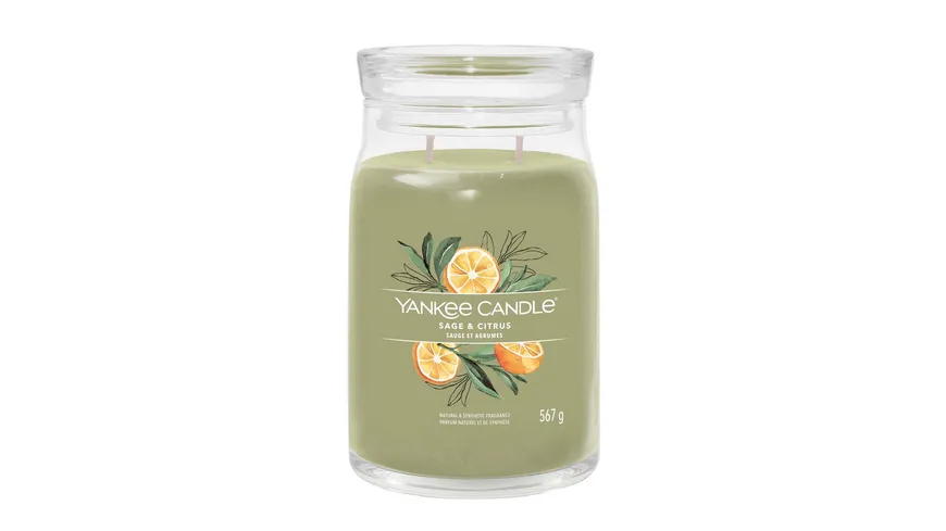 Yankee Candle Duftkerze Signature Large Jar Sage & Citrus Sage & Citrus