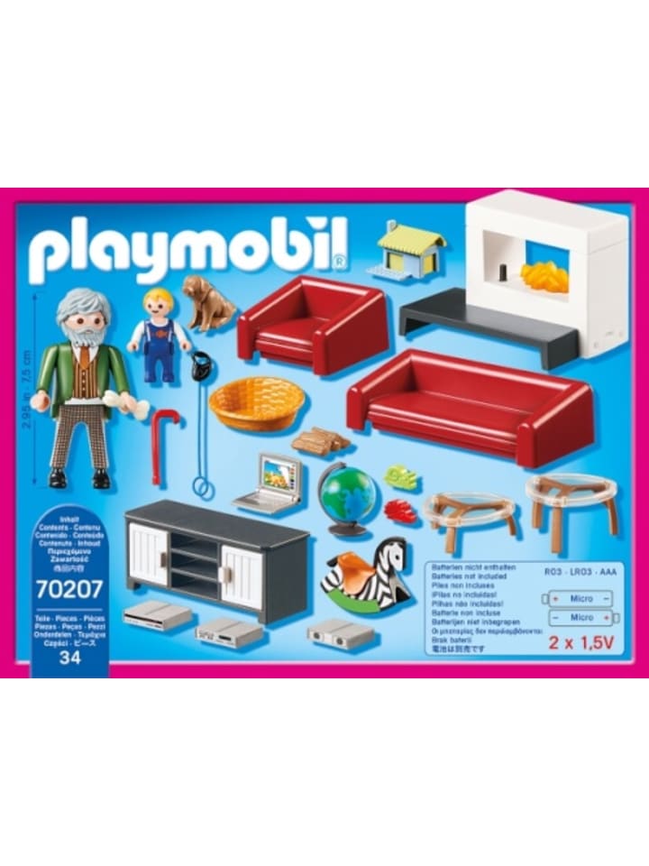 Playmobil Spielfigur Set Puppenhaus Gemütliches Wohnzimmer, ab 4 Jahre günstig kaufen onesize
