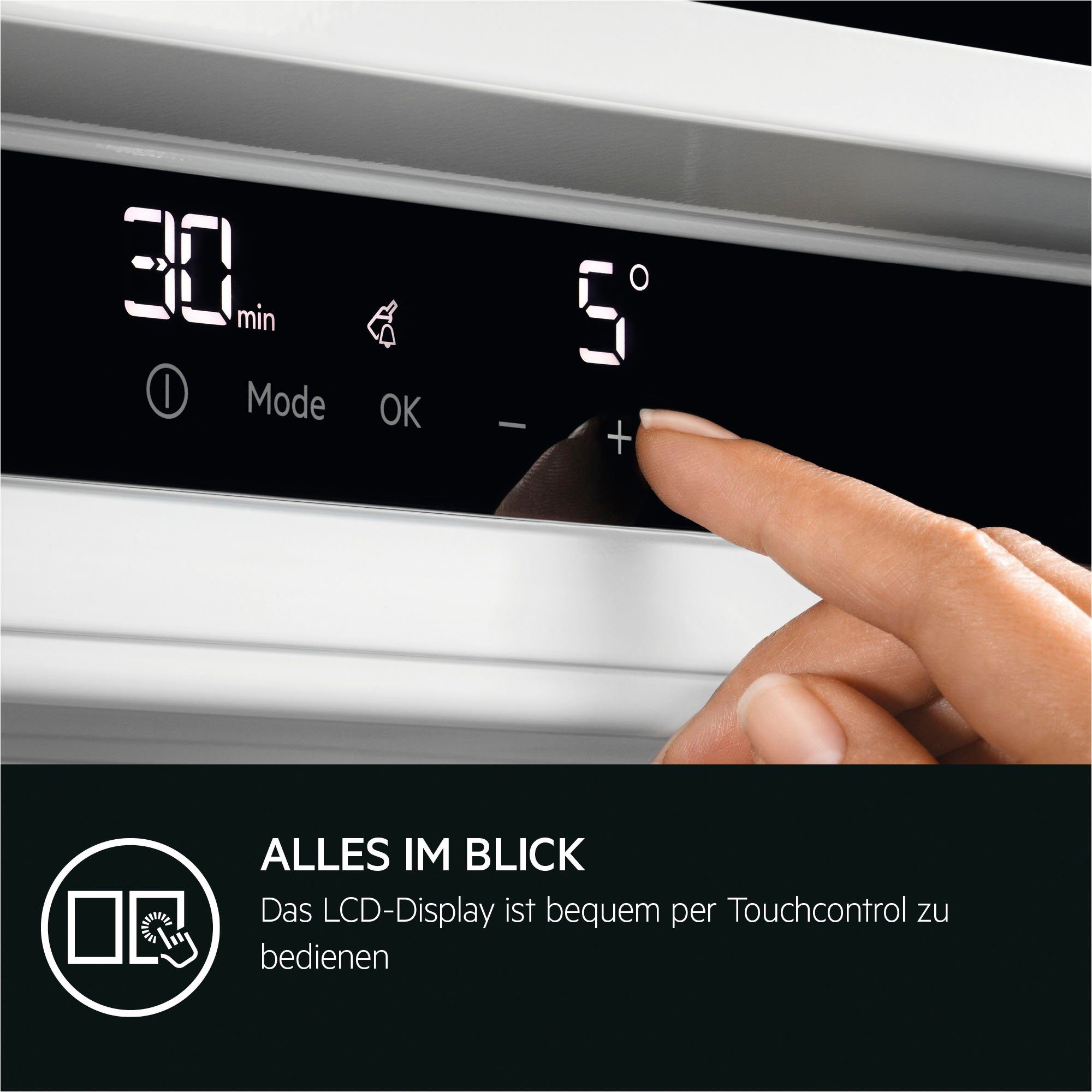 AEG Einbaukühlgefrierkombination 7000 SCE818E7MF 925553005, 176,9 cm hoch, 55,6 cm breit