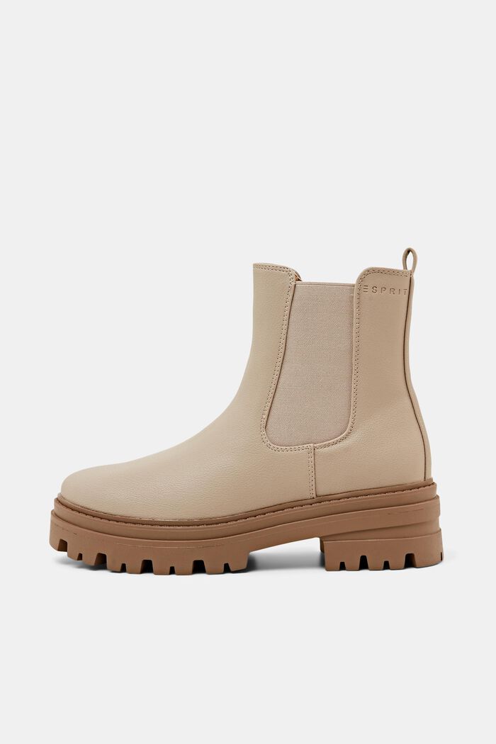 Grobe Boots in Lederoptik