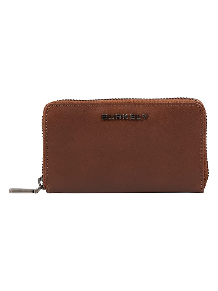 Burkely Leder-Geldbörse in Braun - (B)14 x (H)8,5 x (T)2,5 cm günstig kaufen onesize