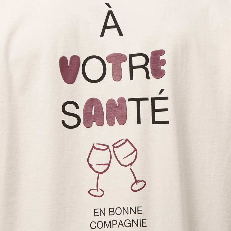 solebox A Votre Sante Tee beige