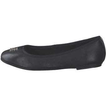Tommy Hilfiger Round Th Ballerina in schwarz