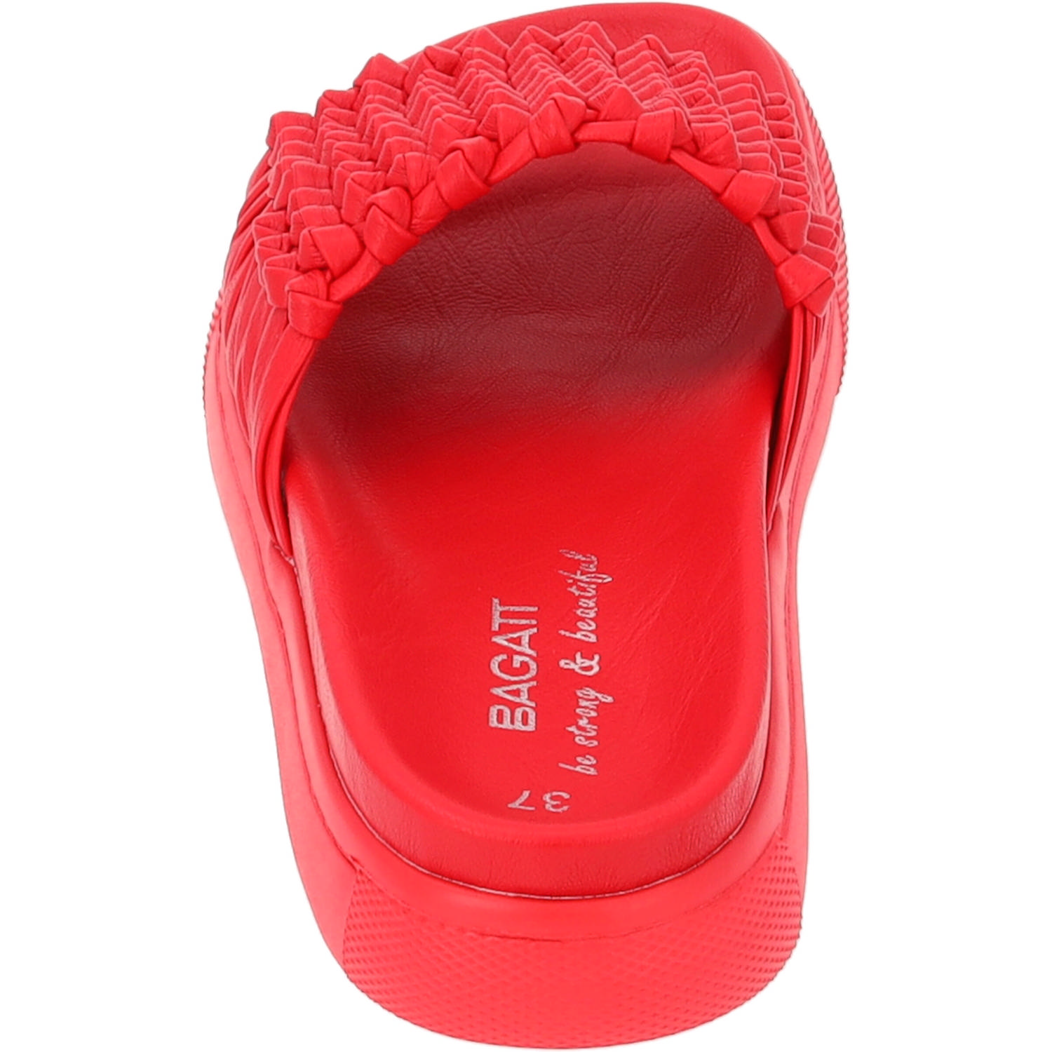 Bagatt Dalia A7596, Plateau-Pantoletten, Damen, RED