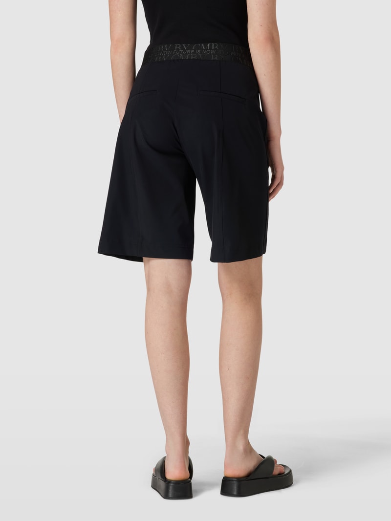 Bermudas mit elastischem Bund Modell 'BEVERLY' in schwarz