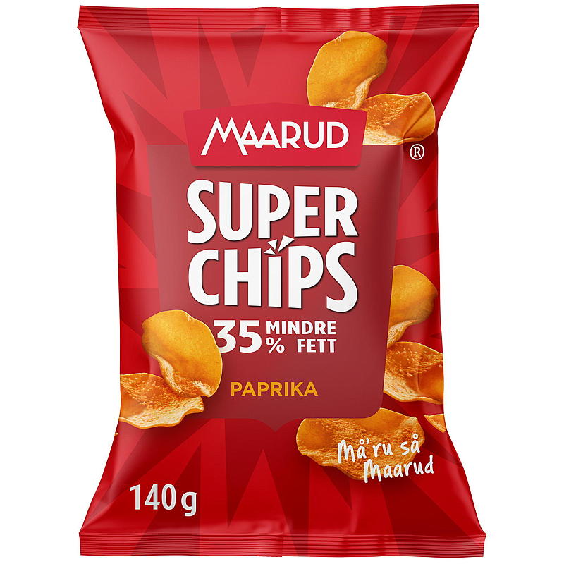 Maarud Superchips 140 g Paprika