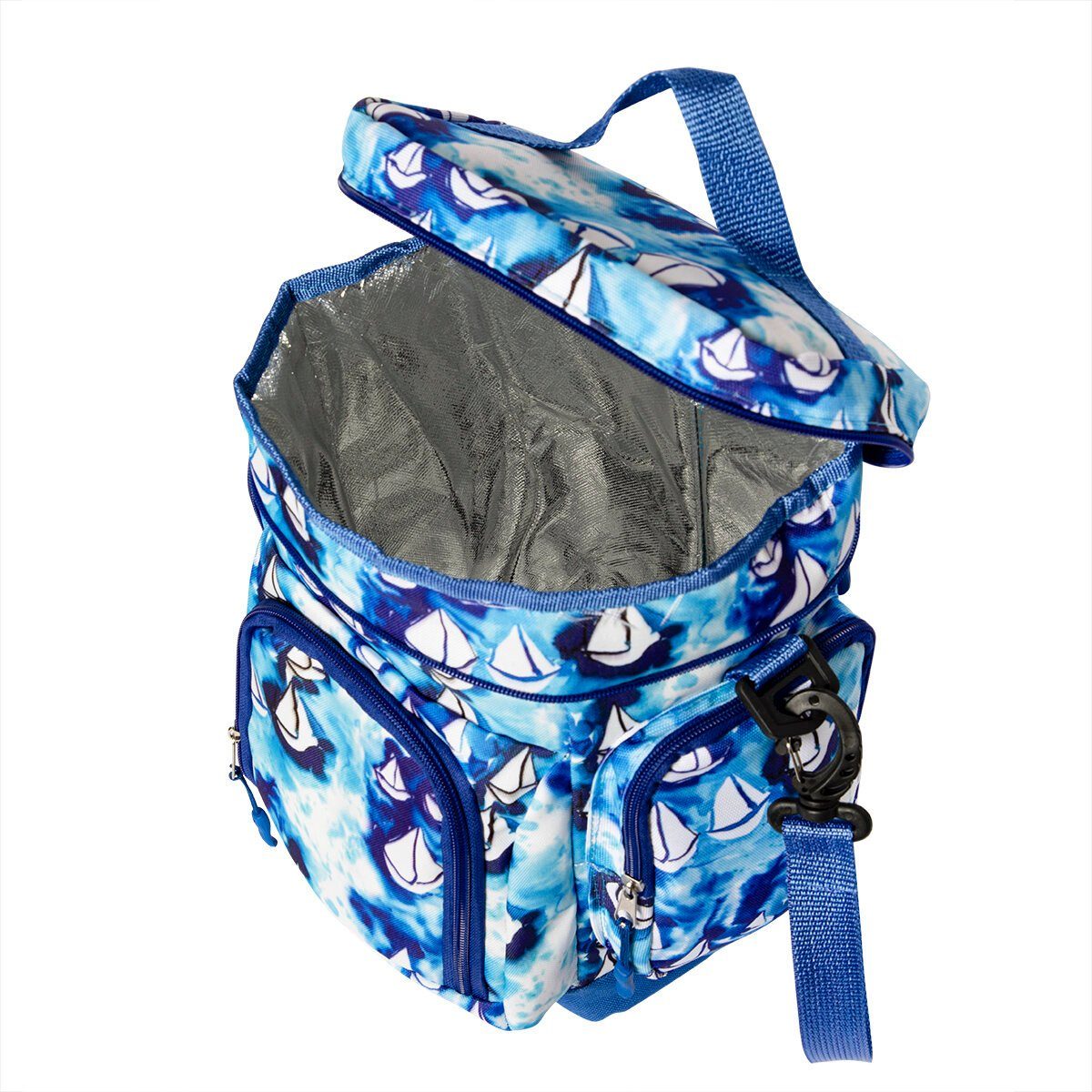 ANEMOSS Kühltasche Anemoss Marine Collection Sailboat Kühltasche, Thermo Lunchbox, Blau