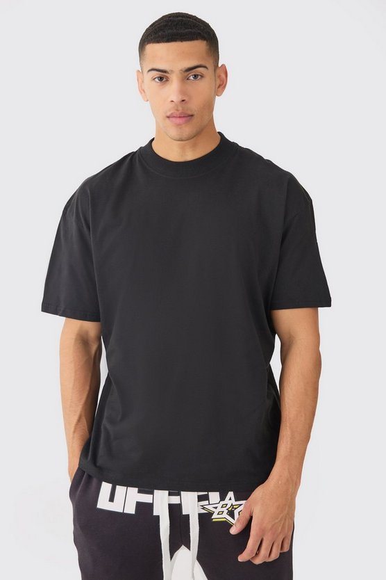Oversize T-Shirt mit Moto Sport Print