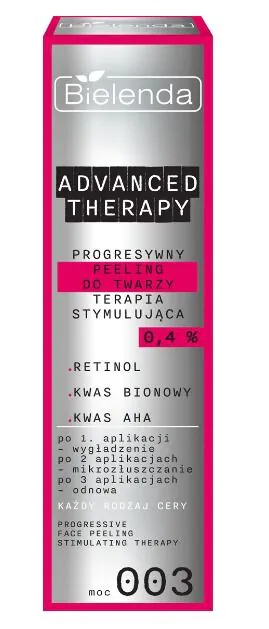 Bielenda Advanced Therapy Progresivni vatreni piling lica stimulirajuća terapija 003