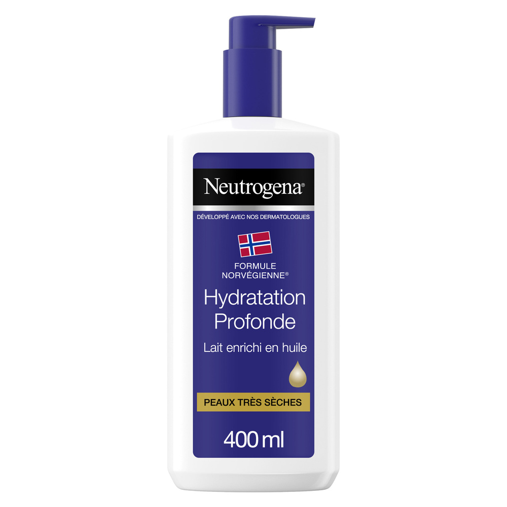 neutrogena Neutrogena Corps Hydratation Profonde Lait enrichi en huile 400 ml Lait enrichi en huile
