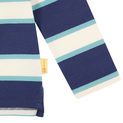 Poloshirt langarm, dunkelblau für Jungs