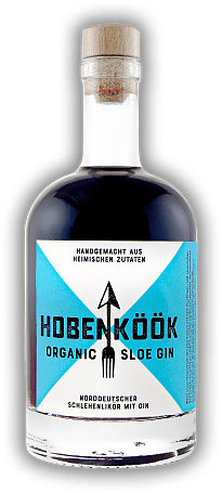 Hobenköök Organic Sloe Gin Hobenköök Organic Sloe Gin Norddeutscher Schlehenlikör mit Gin. 0,5	 Liter - Vol 28%