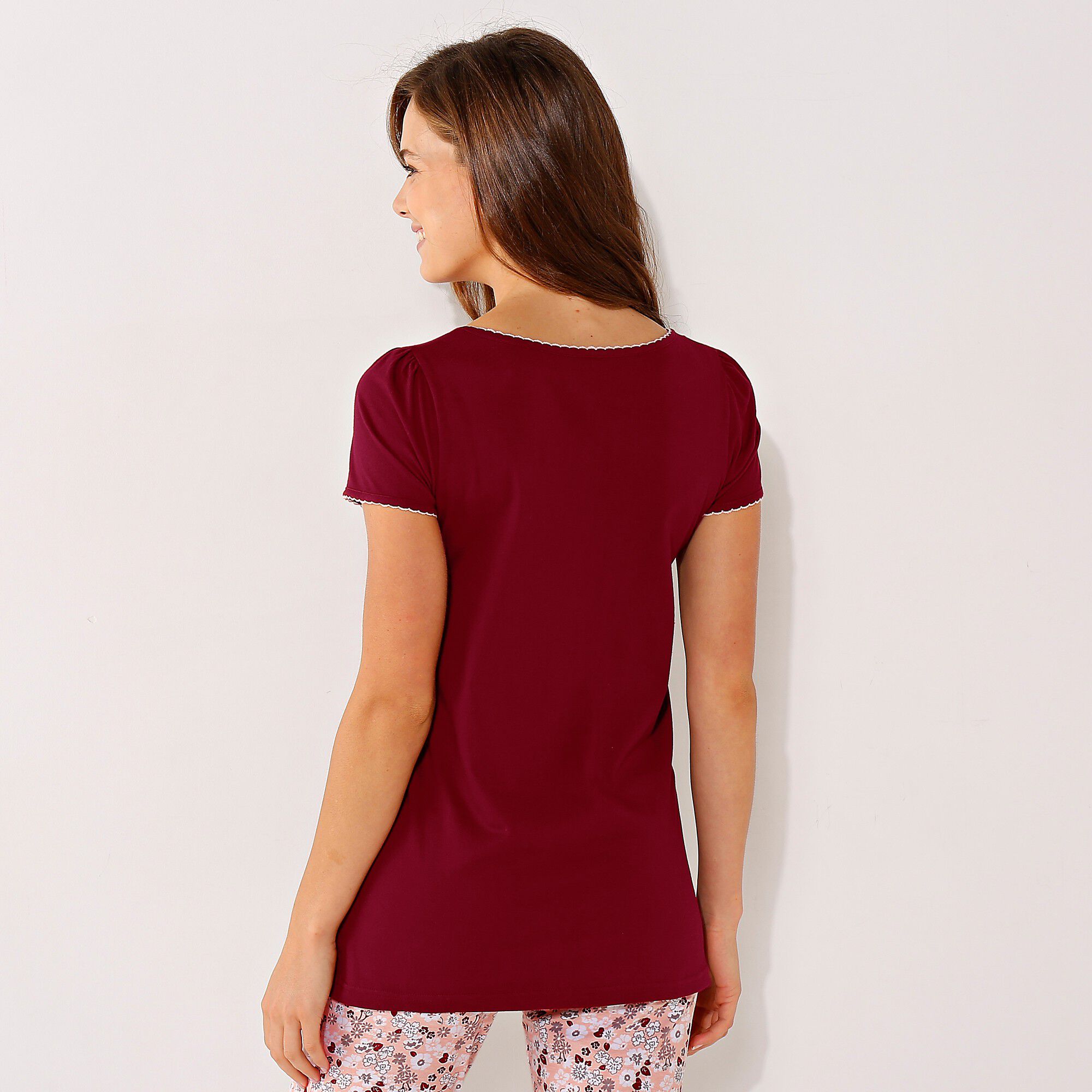 Tee-shirt imprimé fleurs