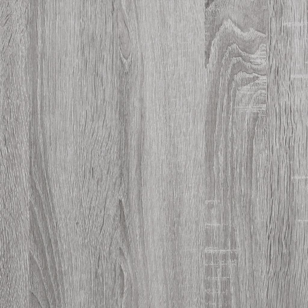 vidaXL Badezimmerspiegelschrank Waschbeckenunterschrank Grau Sonoma 58x33x60 cm Holzwerkstoff (1-St)