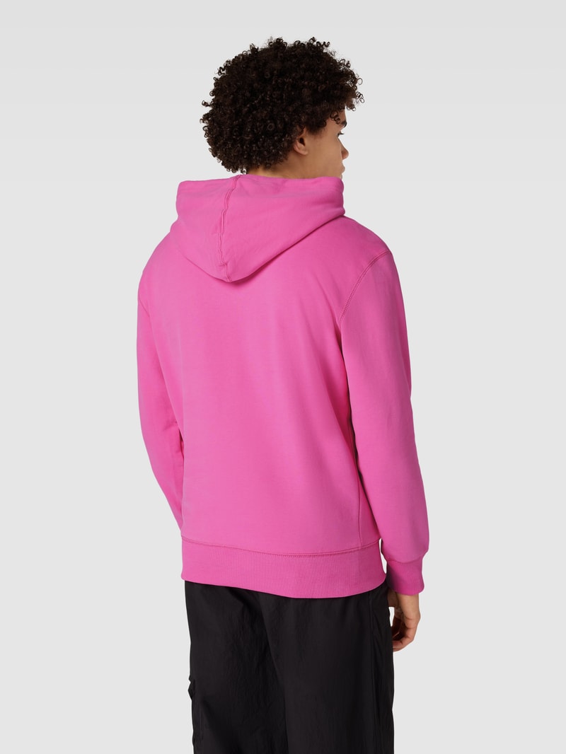 Hoodie mit Label-Detail in pink