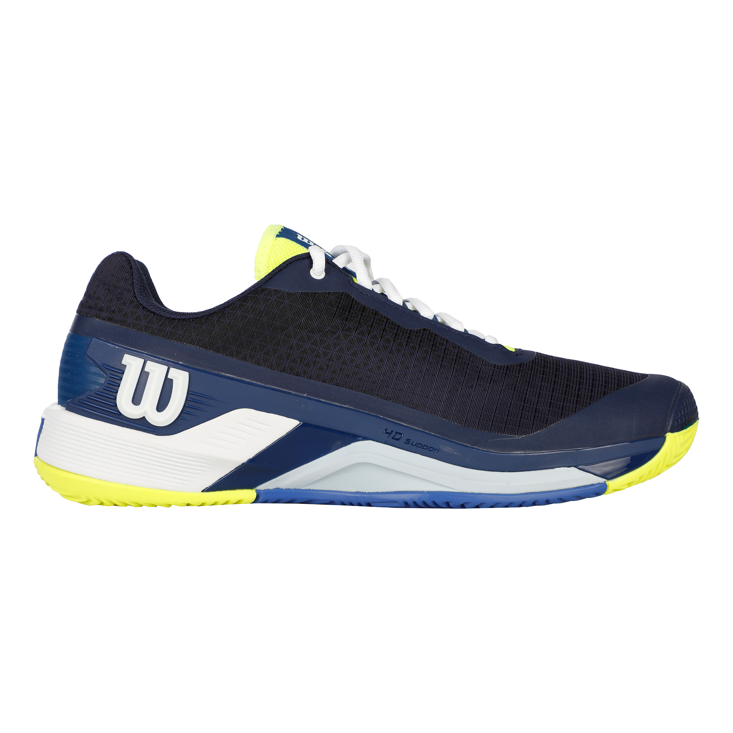 Rush 4.0 Sandplatzschuh Herren - Dunkelblau, Gelb