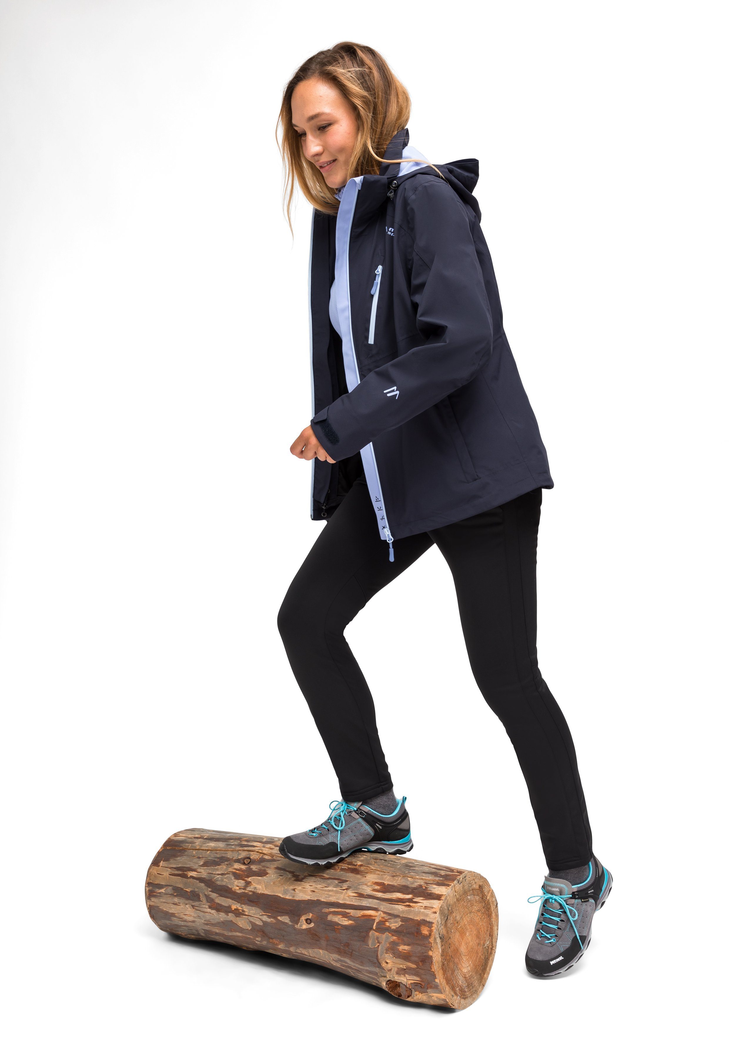 Maier Sports Softshellhose Lapilli W Damen Funktionshose, warme Outdoor-Hose mit Fleece-Innenseite