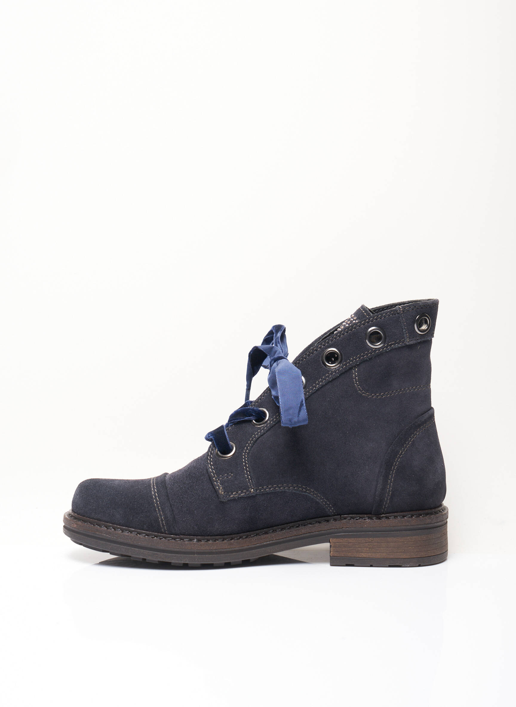 Elue Par Nous Bottines Femme couleur bleu