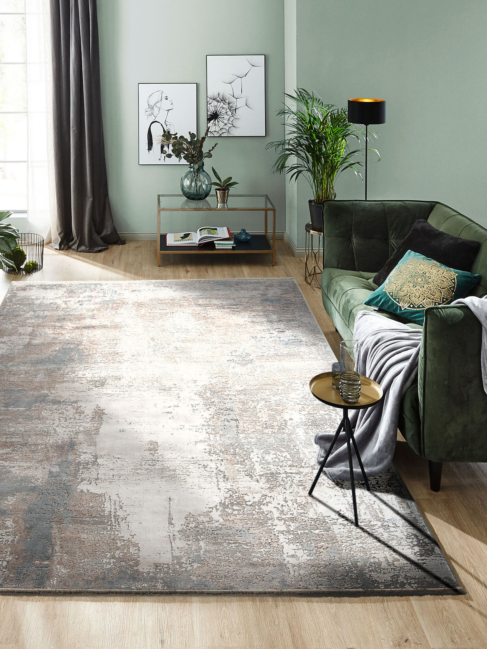 Skala Vintage-Teppich, Vintage Beige