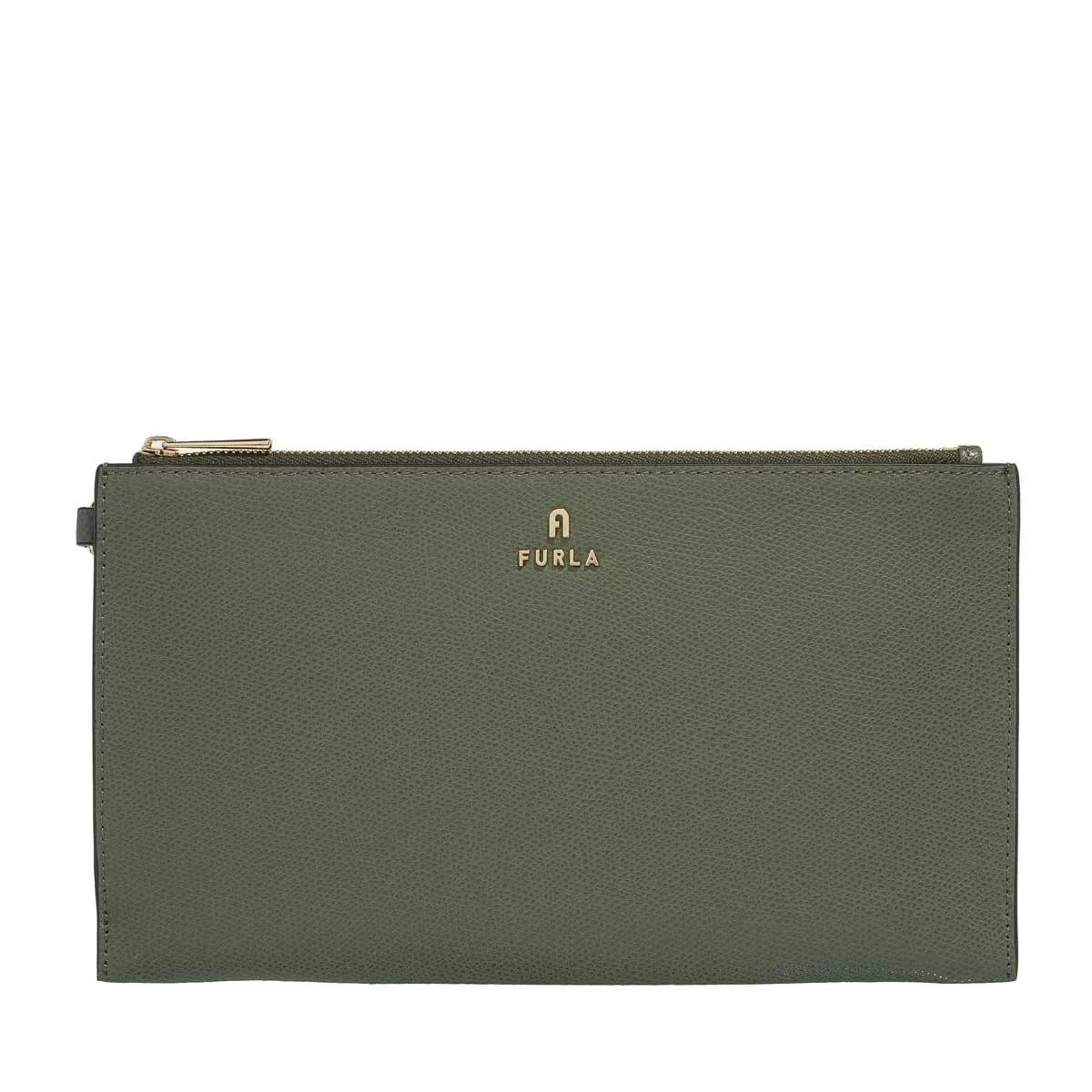 FURLA Handtaschen grün Clutch