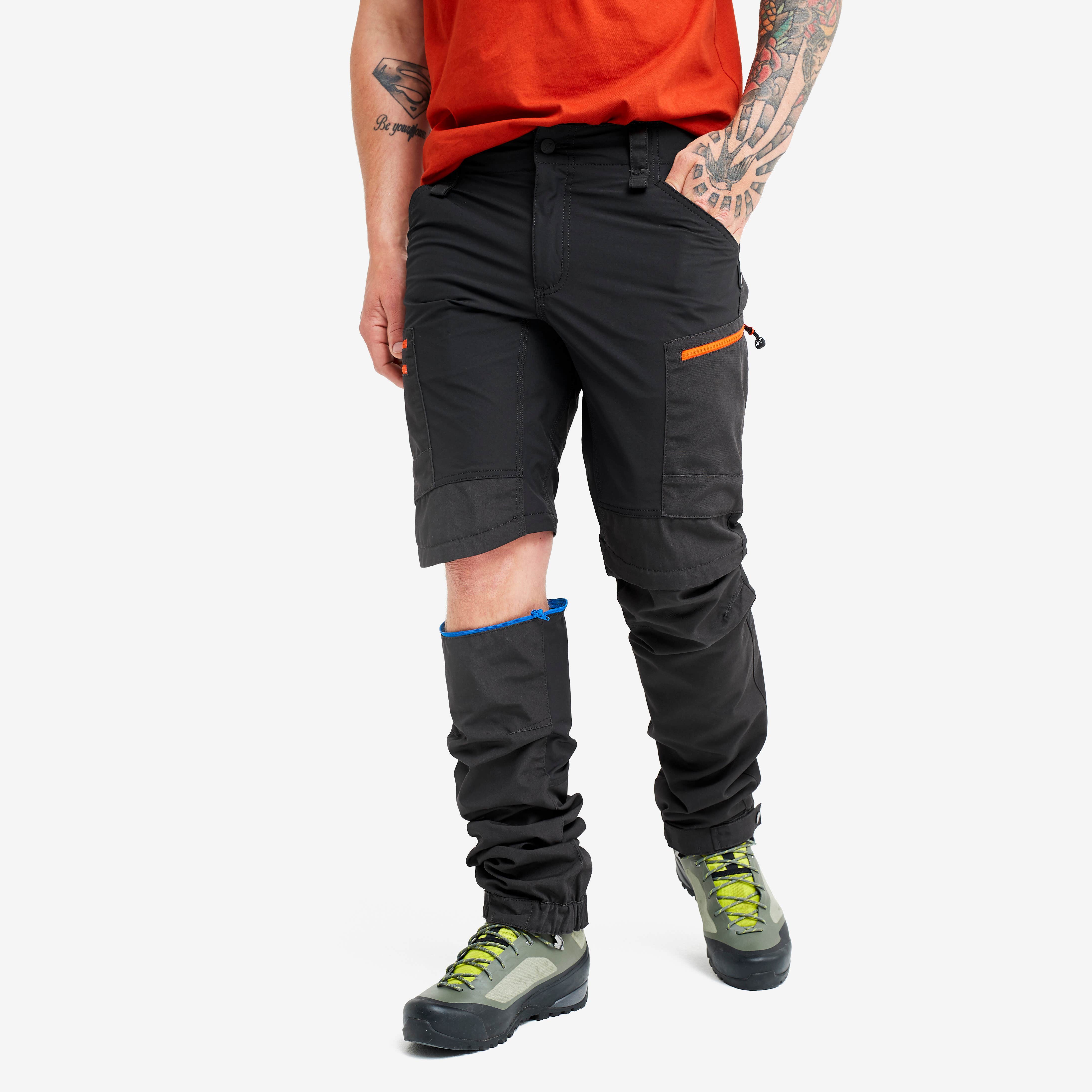 RVRC GP Pro Zip-off Pants Homme Grey/Orange