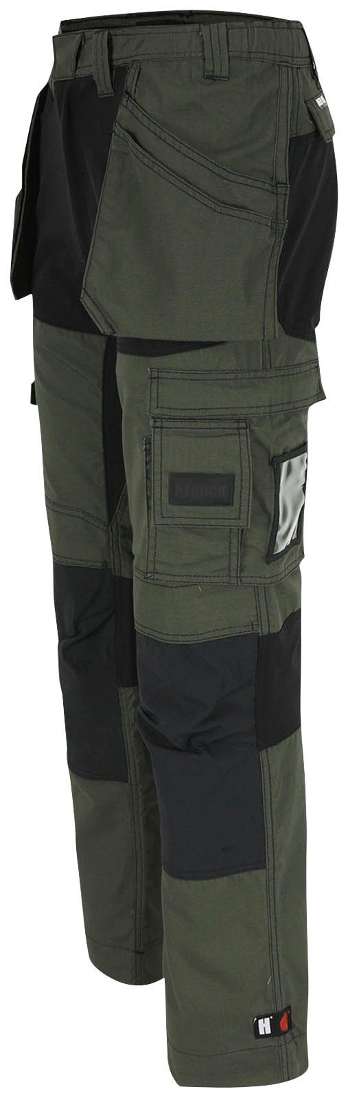 Herock Arbeitshose Spector Hose Multi-Pocket-Hose mit 2 festen Nageltaschen und 4-Wege-Stretch-Teilen