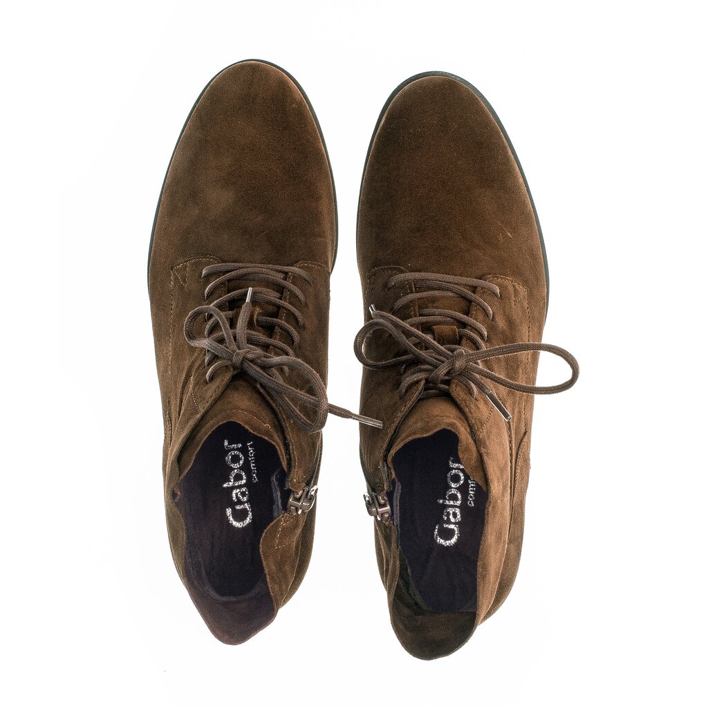 Gabor comfort Schnürstiefelette braun