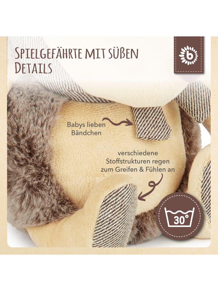 Bieco Spielwaren Plüsch Igel Spieltier 22 cm - ab Geburt in Braun günstig kaufen onesize