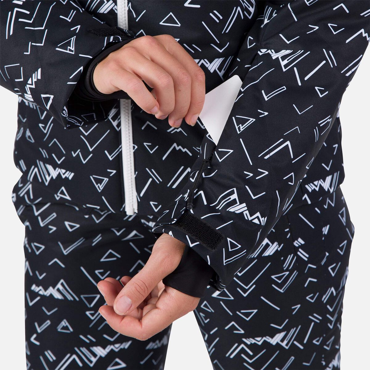 Damen-Steppskijacke mit Print Wispile