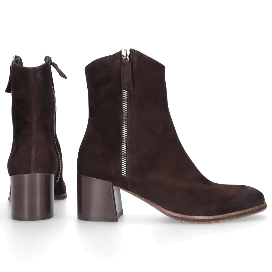 EN AVANT - Stiefeletten 414-02 Veloursleder - braun