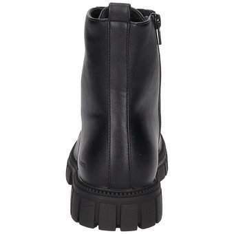 Puccetti Schnür Boots in schwarz