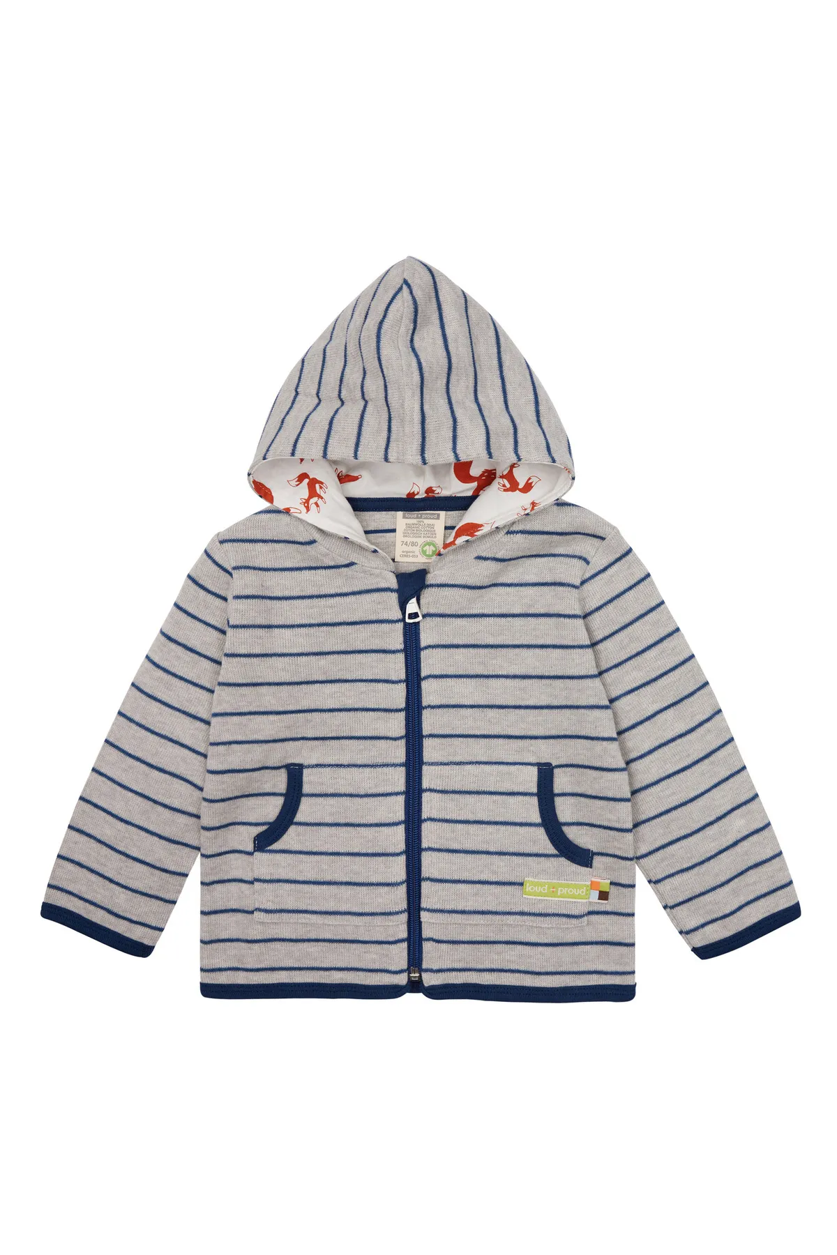 loud + proud  Jacke im Ringel-Look