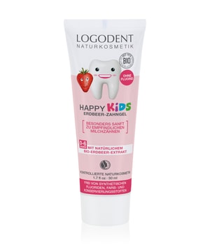 Logona LOGODENT HAPPY KIDS Erdbeer ohne Fluorid Zahnpasta-50 ml