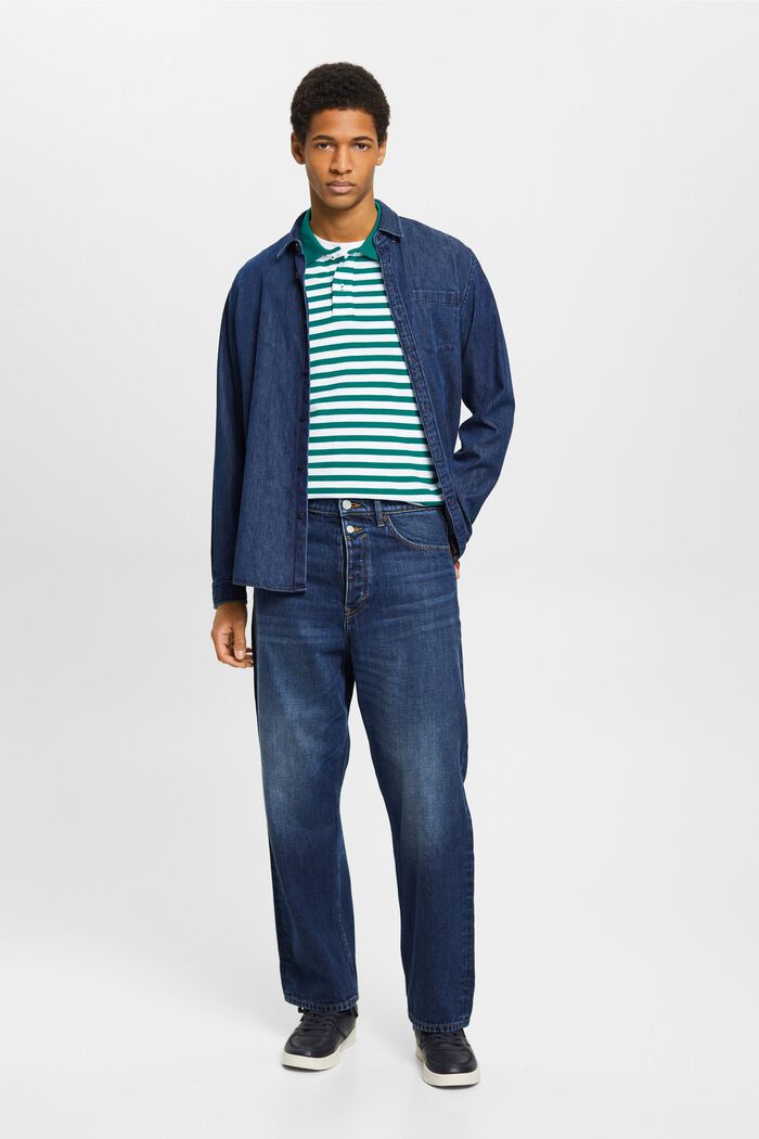 Gestreiftes Slim-Fit-Poloshirt